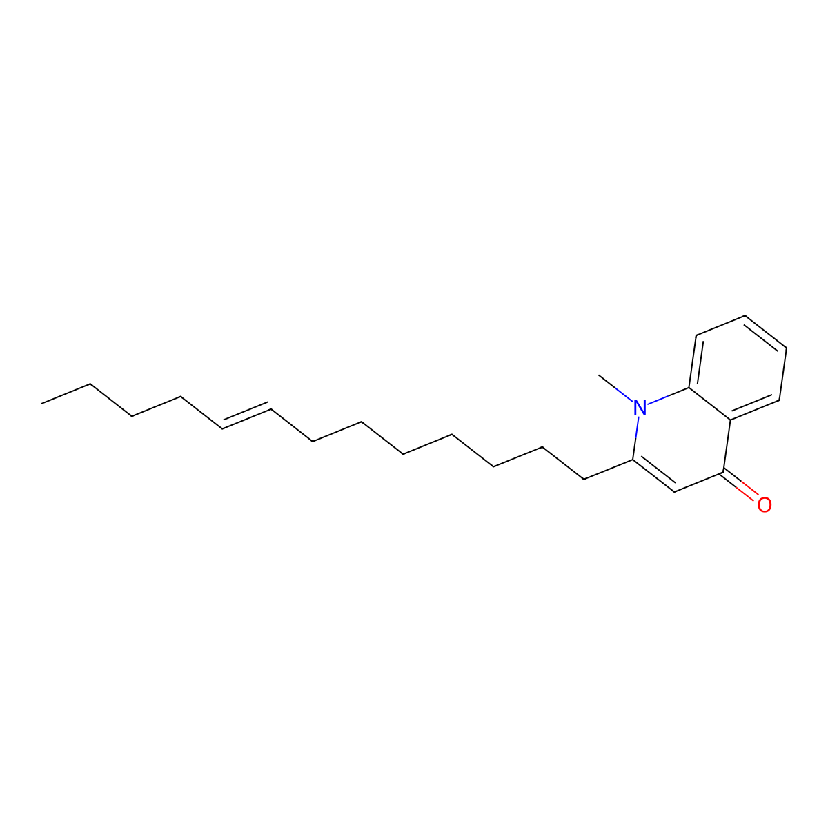 Evocarpine molecular structure, CAS 15266-38-3