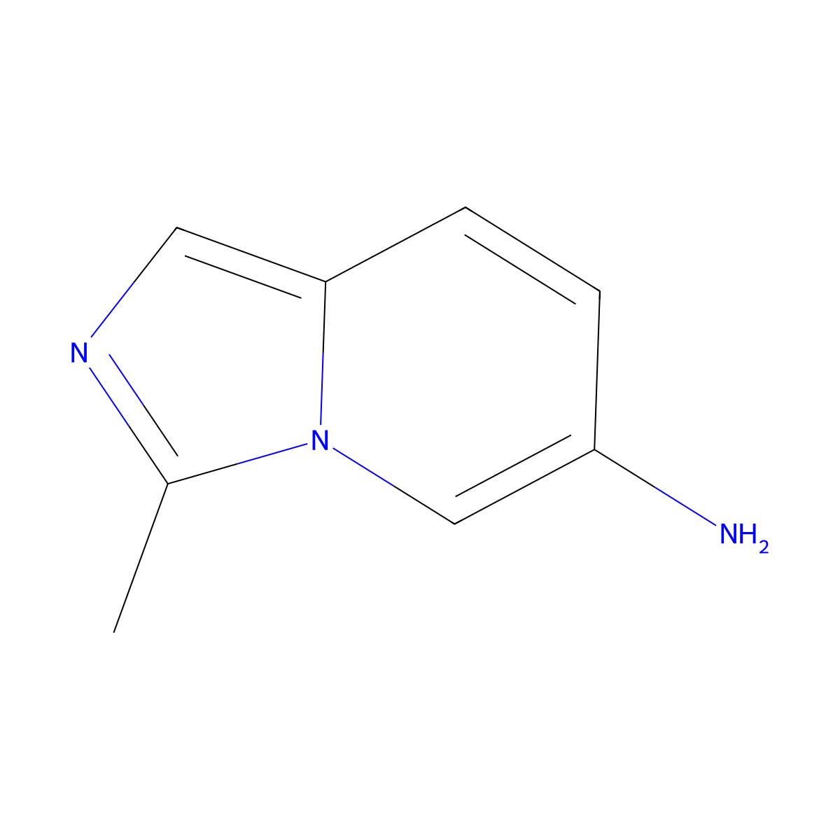 3-Methylimidazo[1,5-a]pyridin-6-amine molecular structure, CAS 1526658-73-0
