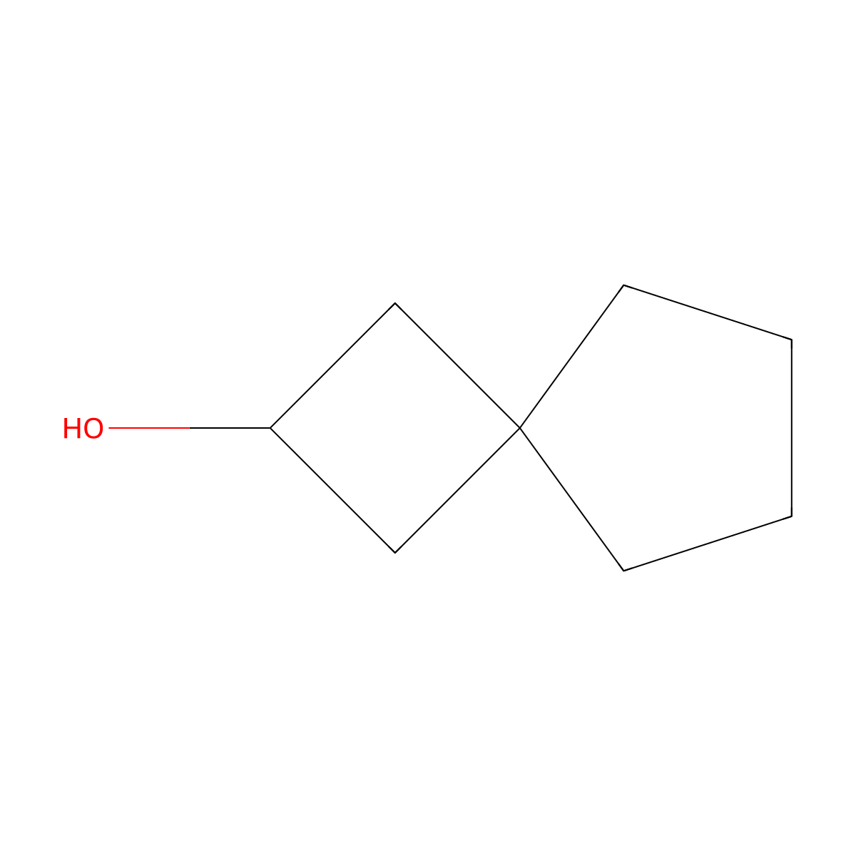 Spiro(3.4)octan-2-ol molecular structure, CAS 1526741-02-5