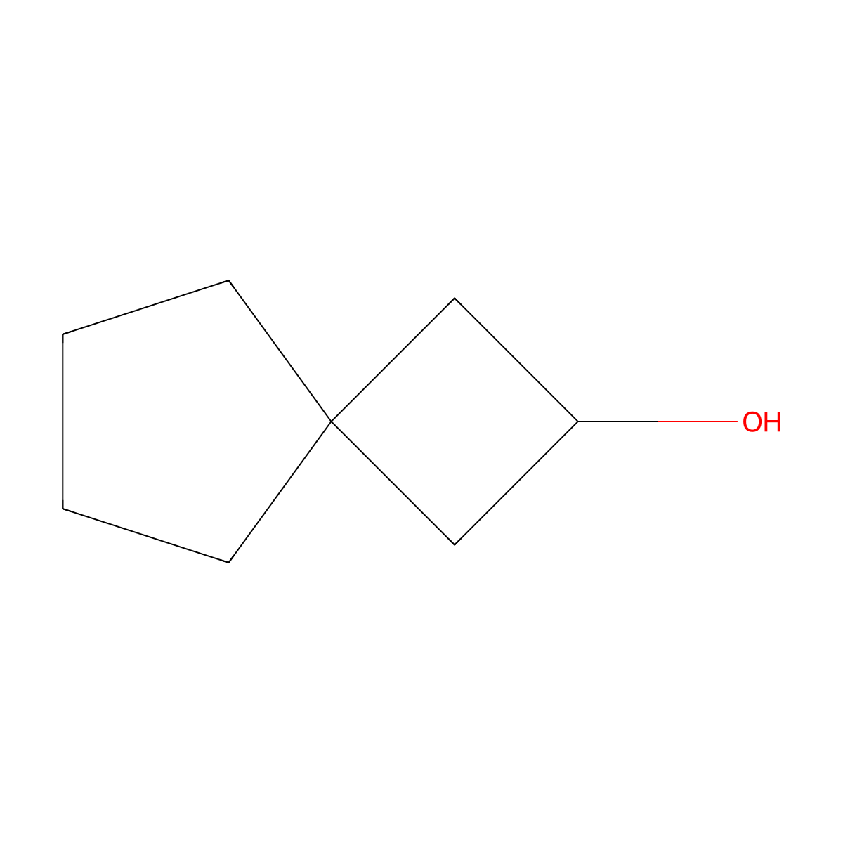 Spiro(3.4)octan-2-ol molecular structure, CAS 1526741-02-5