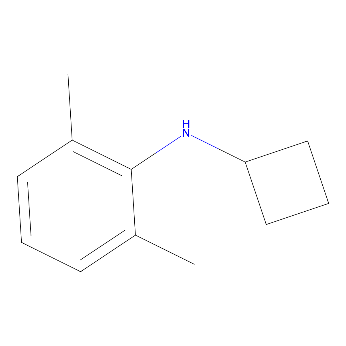 N-Cyclobutyl-2,6-dimethylaniline molecular structure, CAS 1526789-32-1