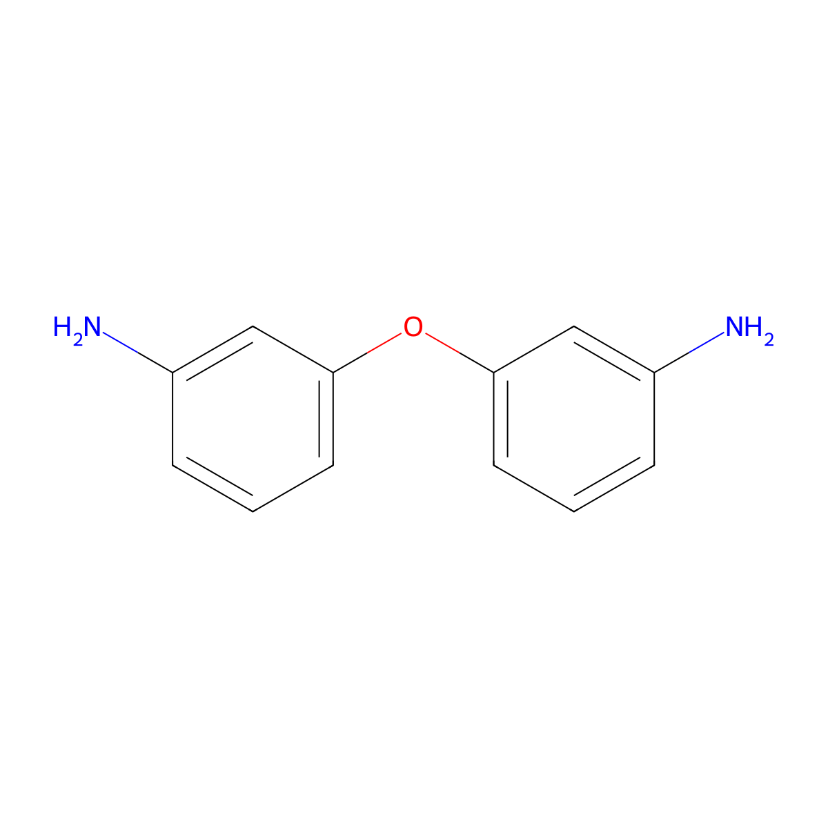 3,3'-Oxydianiline molecular structure, CAS 15268-07-2