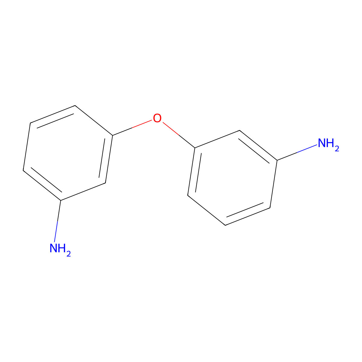 3,3'-Oxydianiline molecular structure, CAS 15268-07-2