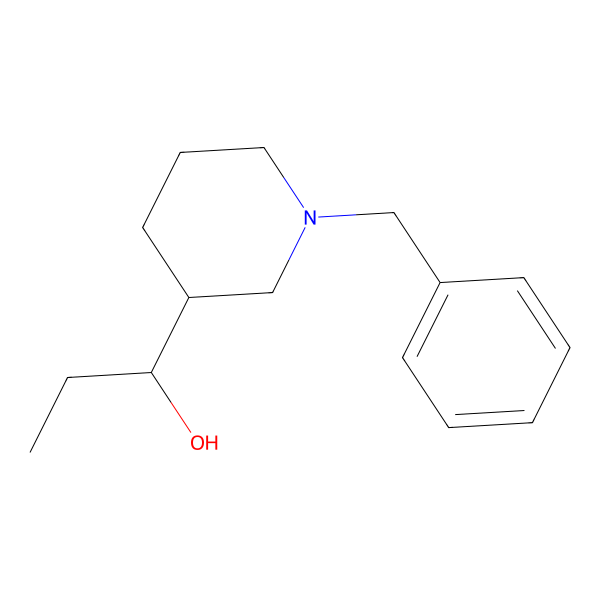 1-(1-Benzylpiperidin-3-YL)propan-1-OL molecular structure, CAS 1526868-86-9