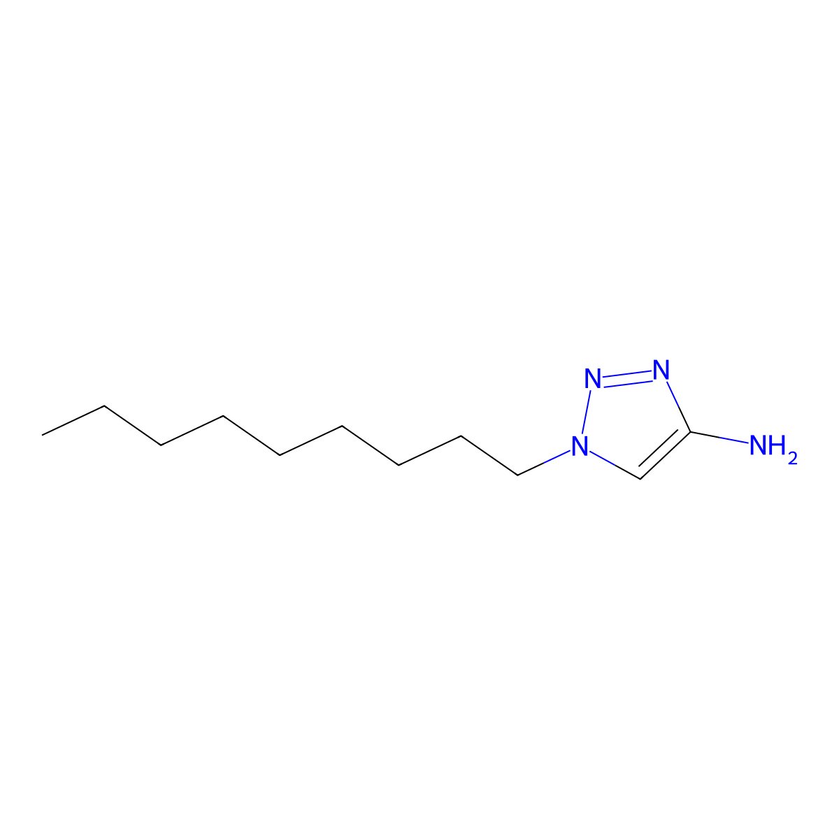 1-Nonyl-1h-1,2,3-triazol-4-amine molecular structure, CAS 1526871-33-9