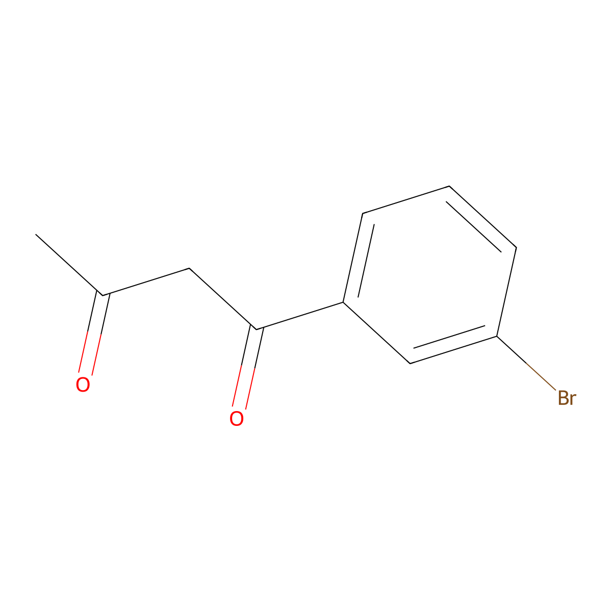 1-(3-Bromophenyl)butane-1,3-dione molecular structure, CAS 152706-83-7