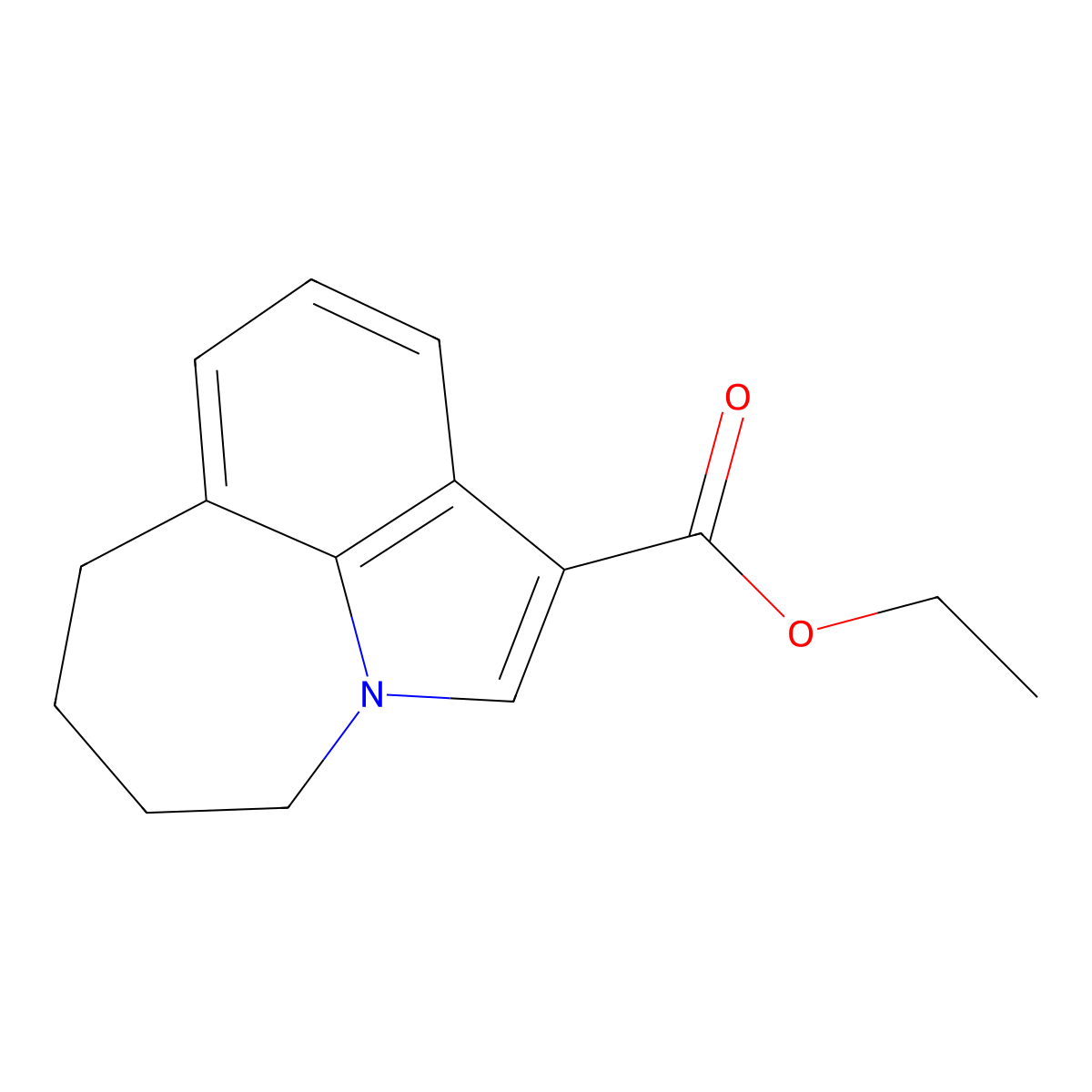 Ethyl 4,5,6,7-tetrahydroazepino[3,2,1-hi]indole-1-carboxylate molecular structure, CAS 152712-40-8