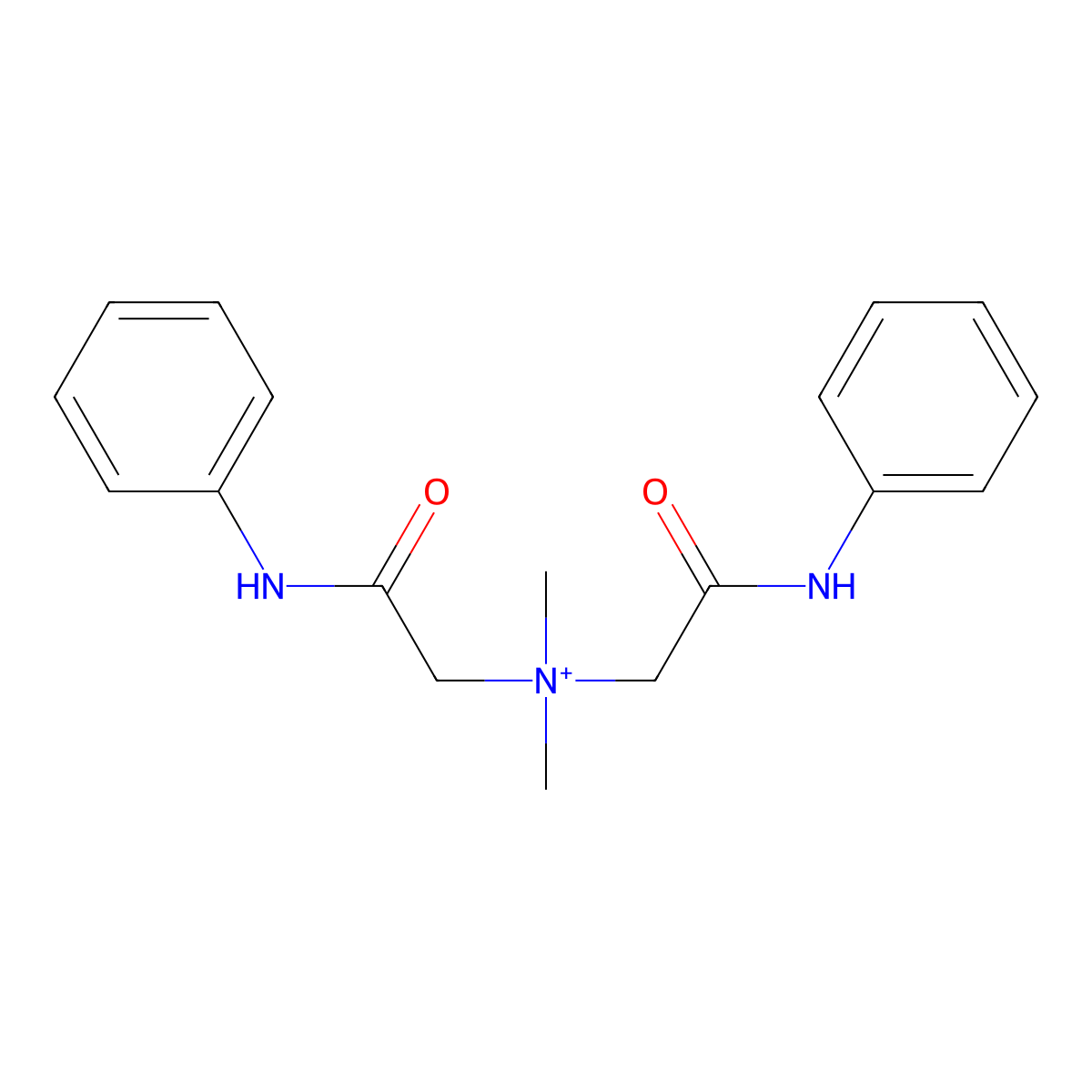 Carcainium molecular structure, CAS 15272-69-2