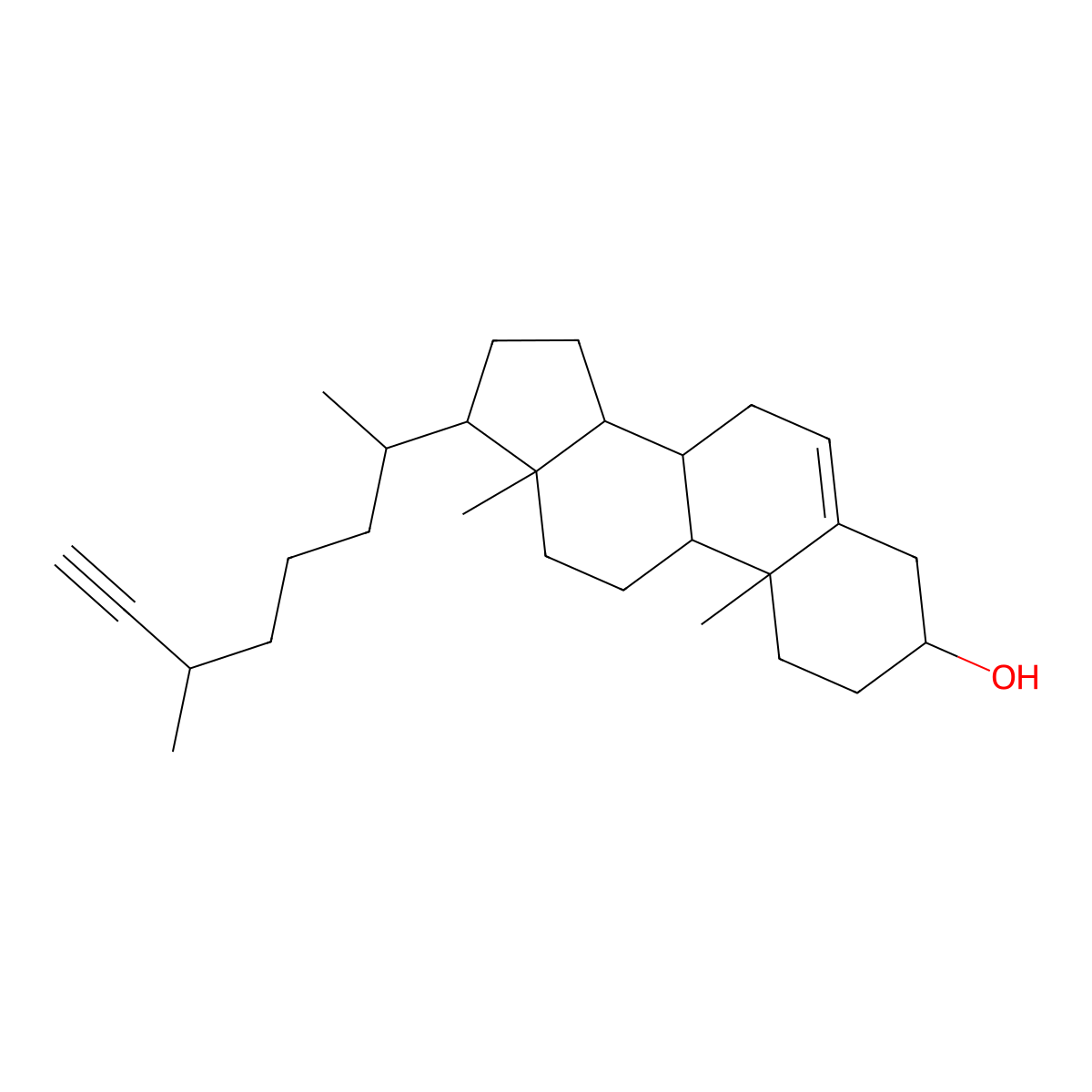 27-Alkyne Cholesterol molecular structure, CAS 1527467-07-7
