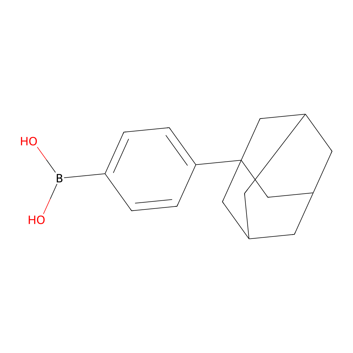 [4-(Adamantan-1-yl)phenyl]boronic acid molecular structure, CAS 1527479-23-7