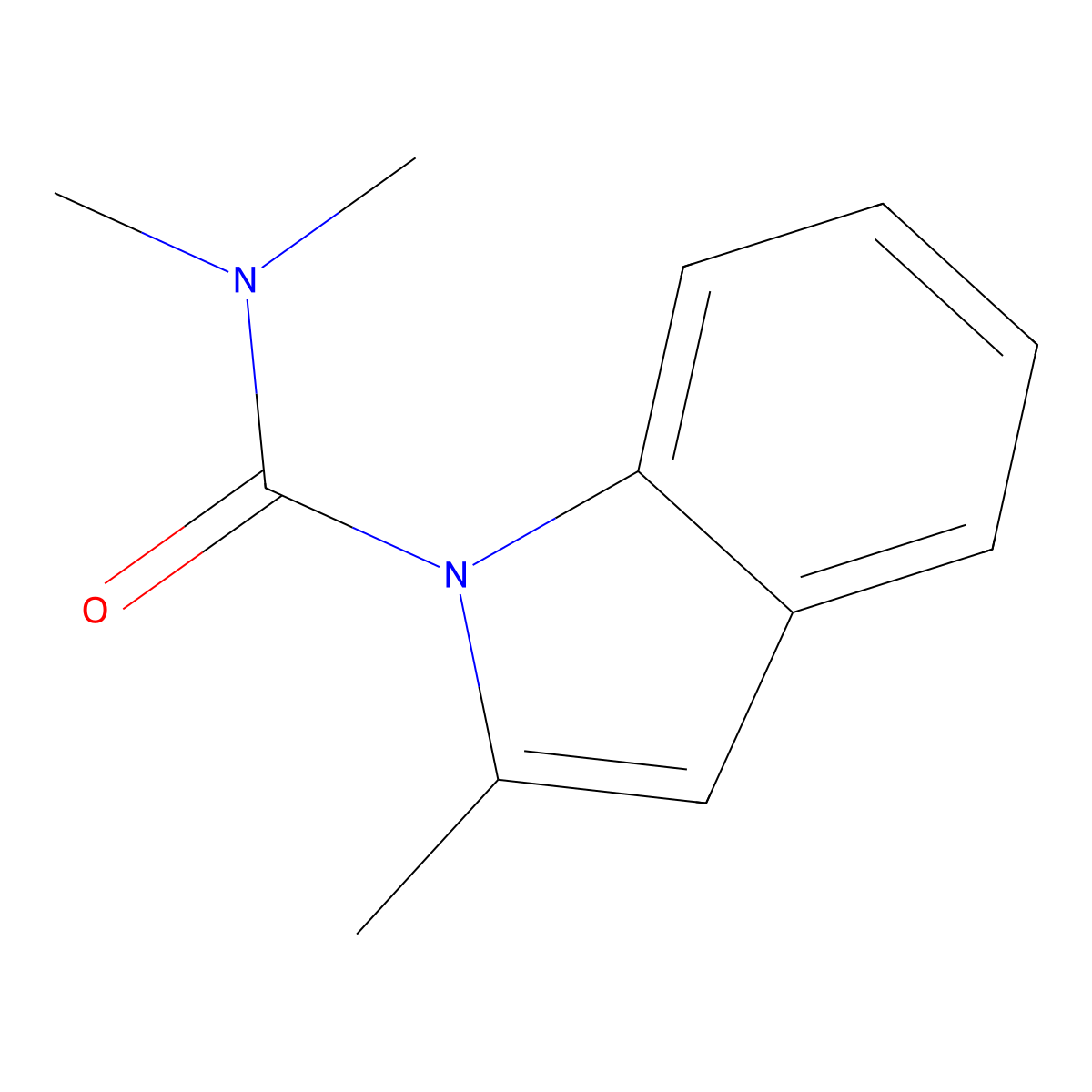 N,N,2-Trimethyl-1H-indole-1-carboxamide molecular structure, CAS 1527481-55-5