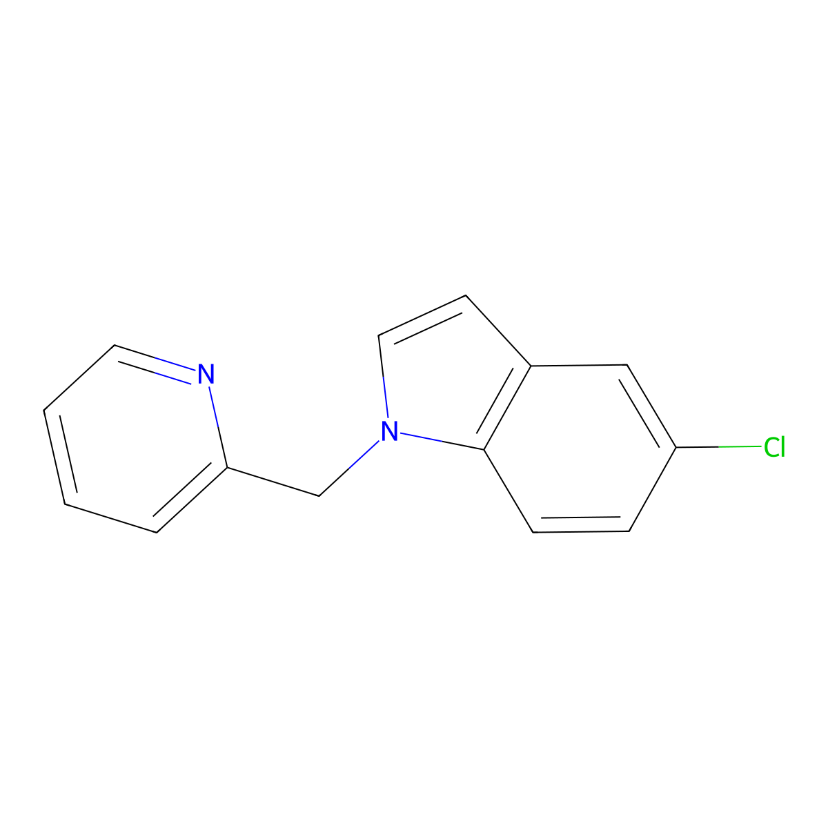 5-Chloro-1-(pyridin-2-ylmethyl)-1H-indole molecular structure, CAS 1527481-77-1