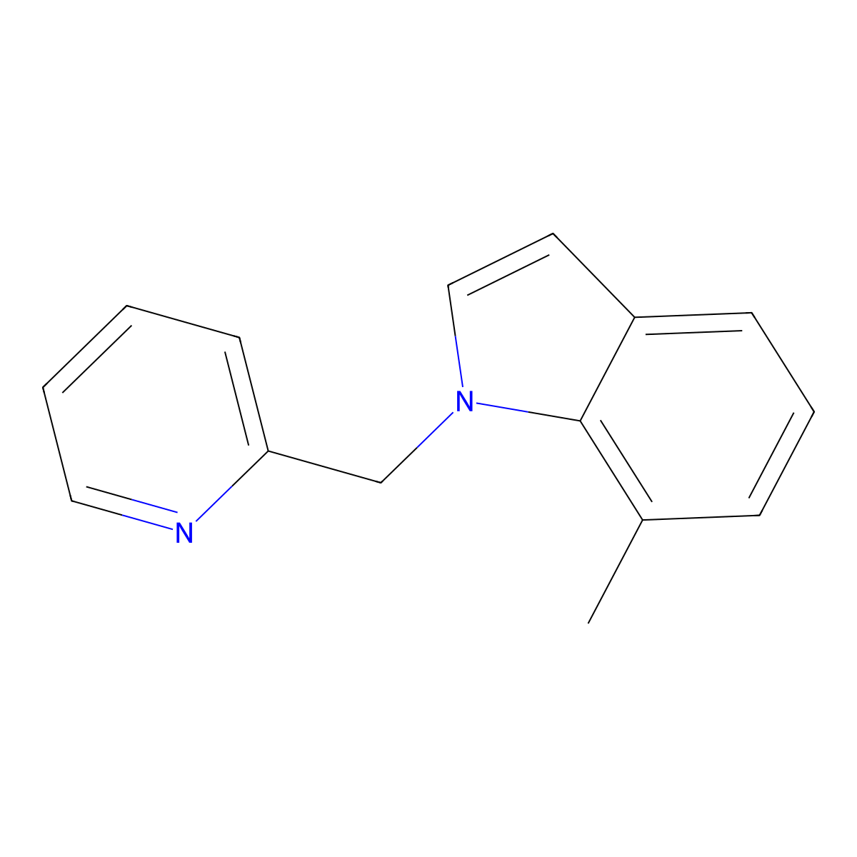 7-Methyl-1-(pyridin-2-ylmethyl)-1H-indole molecular structure, CAS 1527481-81-7