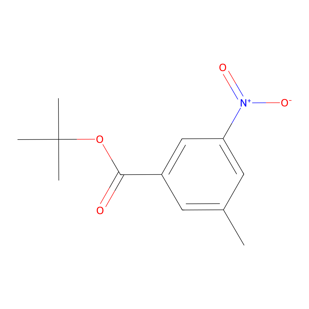 tert-Butyl 3-methyl-5-nitrobenzoate molecular structure, CAS 1527490-24-9
