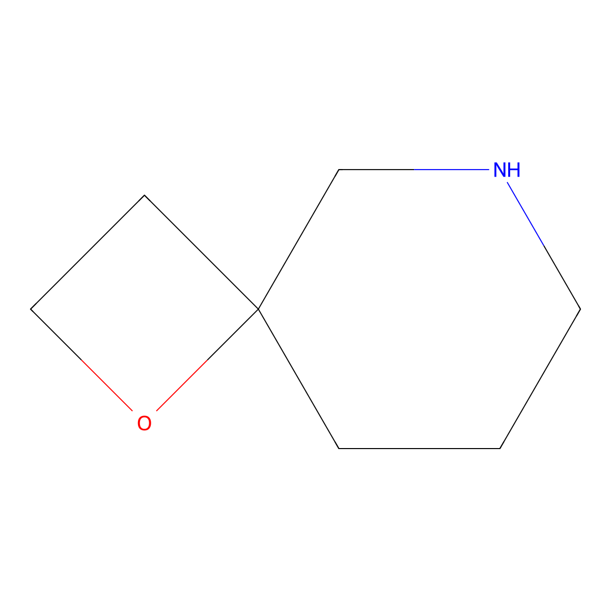 (4R)-1-oxa-8-azaspiro[3.5]nonane molecular structure, CAS 1527519-25-0