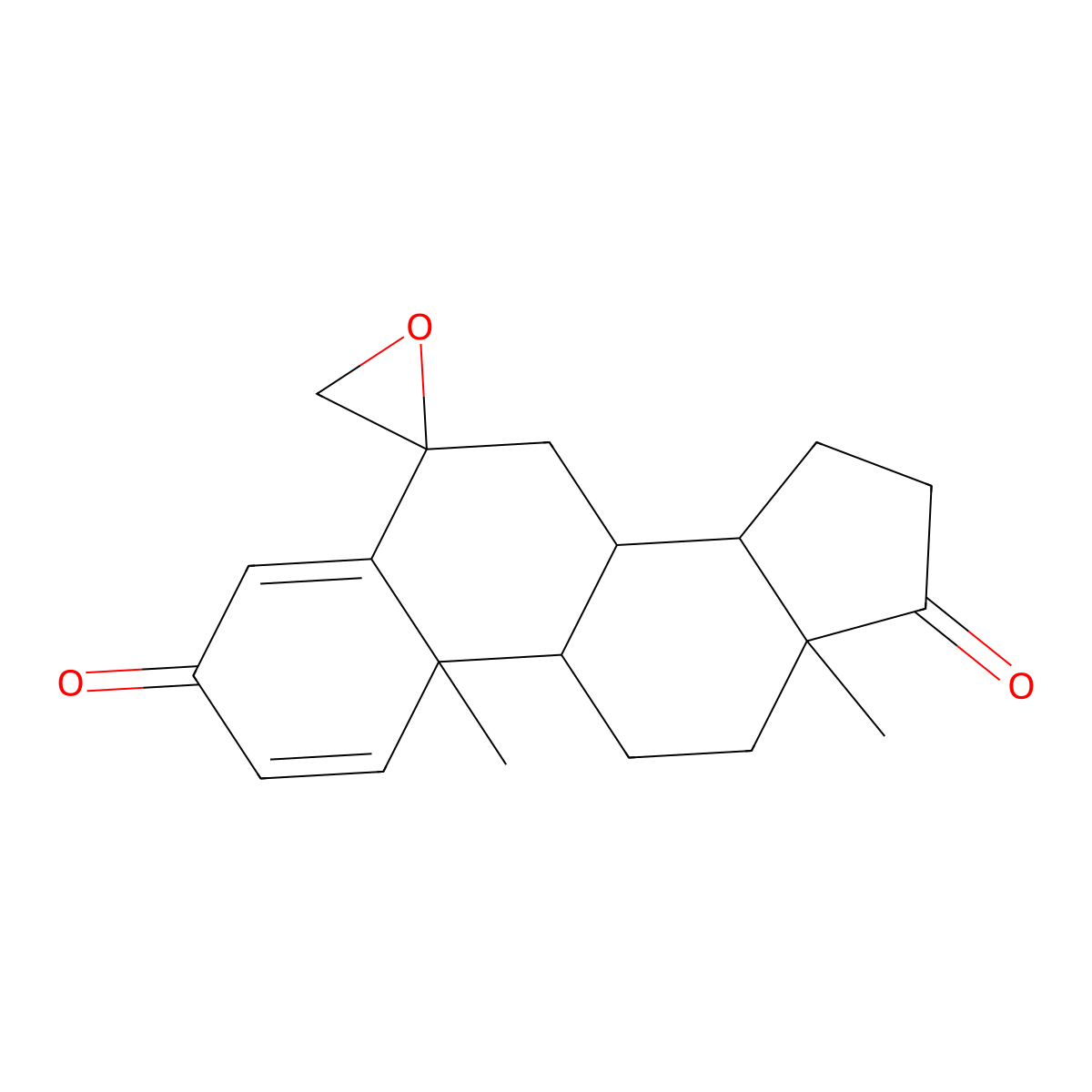 Epoxy Exemestane (6-Beta Isomer) molecular structure, CAS 152764-31-3