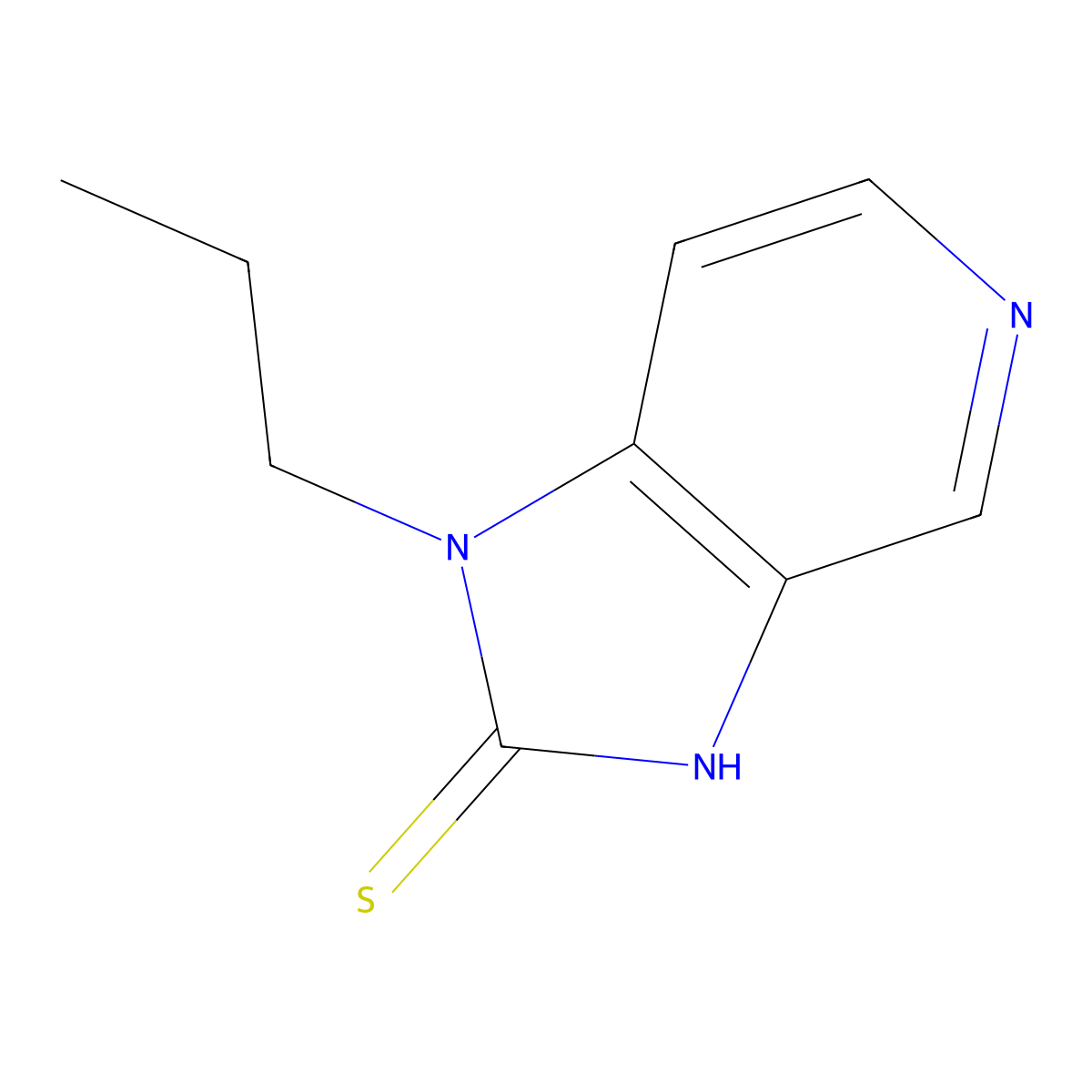 1-propyl-1H-imidazo[4,5-c]pyridine-2-thiol molecular structure, CAS 1527911-37-0