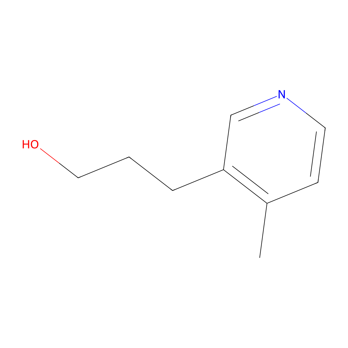 3-(4-Methylpyridin-3-yl)propan-1-ol molecular structure, CAS 1527974-72-6