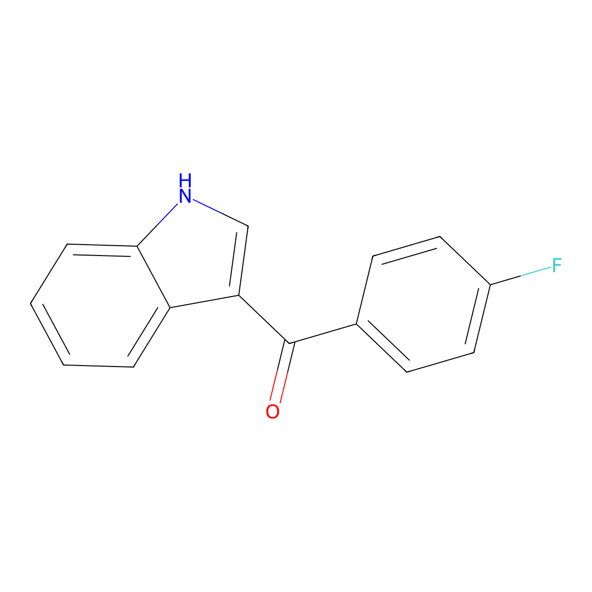 3-(4'-Fluorobenzoyl)indole molecular structure, CAS 152807-26-6