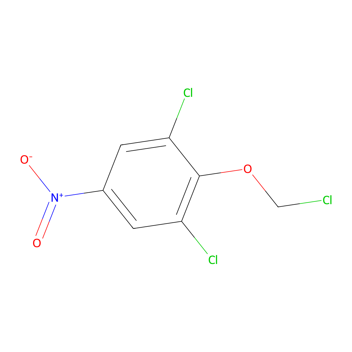 1,3-Dichloro-2-(chloromethoxy)-5-nitrobenzene molecular structure, CAS 1528073-51-9