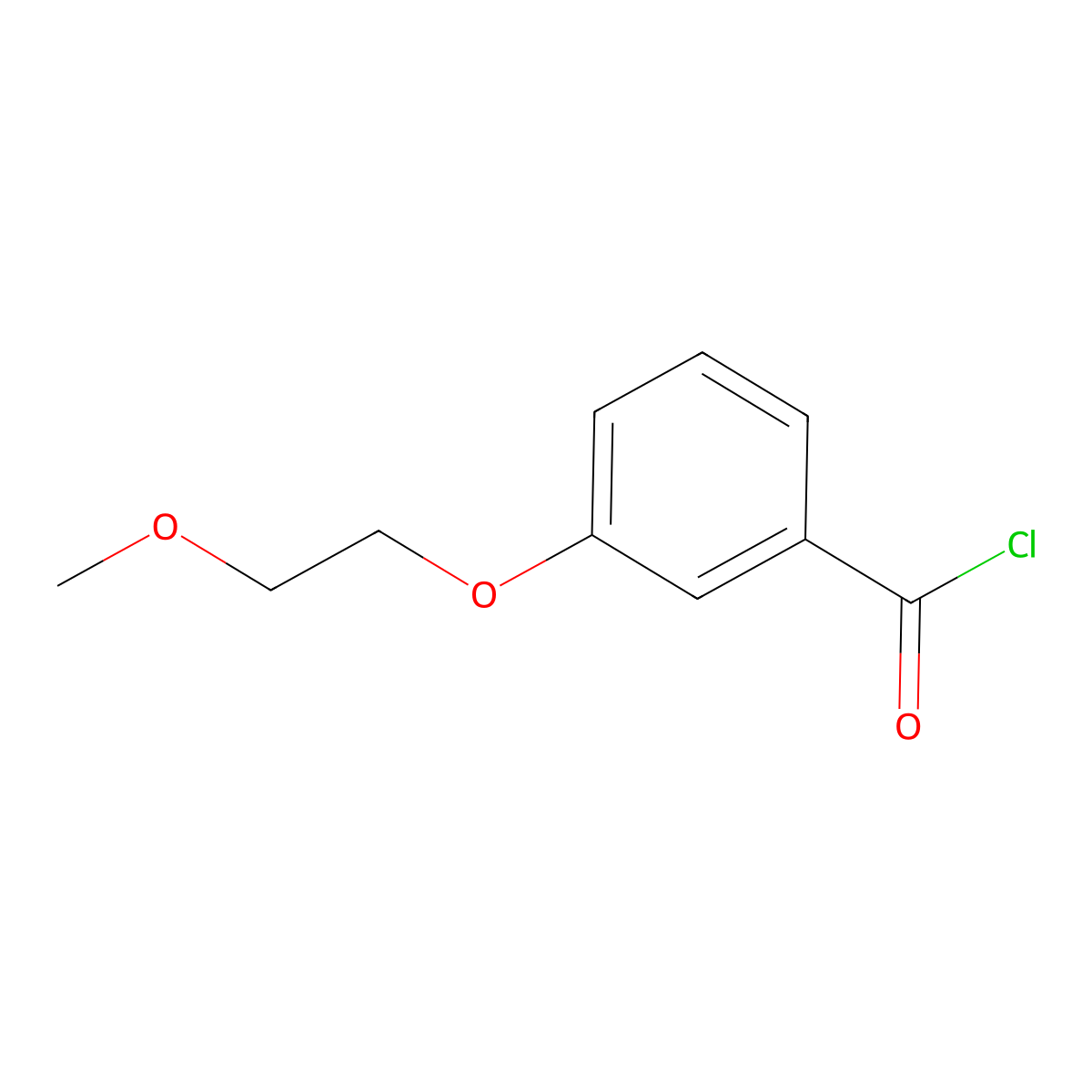 3-(2-Methoxyethoxy)benzoyl chloride molecular structure, CAS 152808-61-2