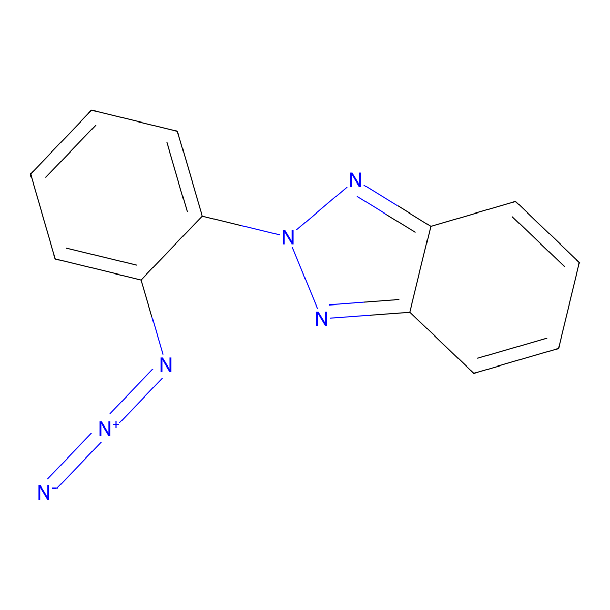 2H-Benzotriazole, 2-(2-azidophenyl)- molecular structure, CAS 15284-70-5