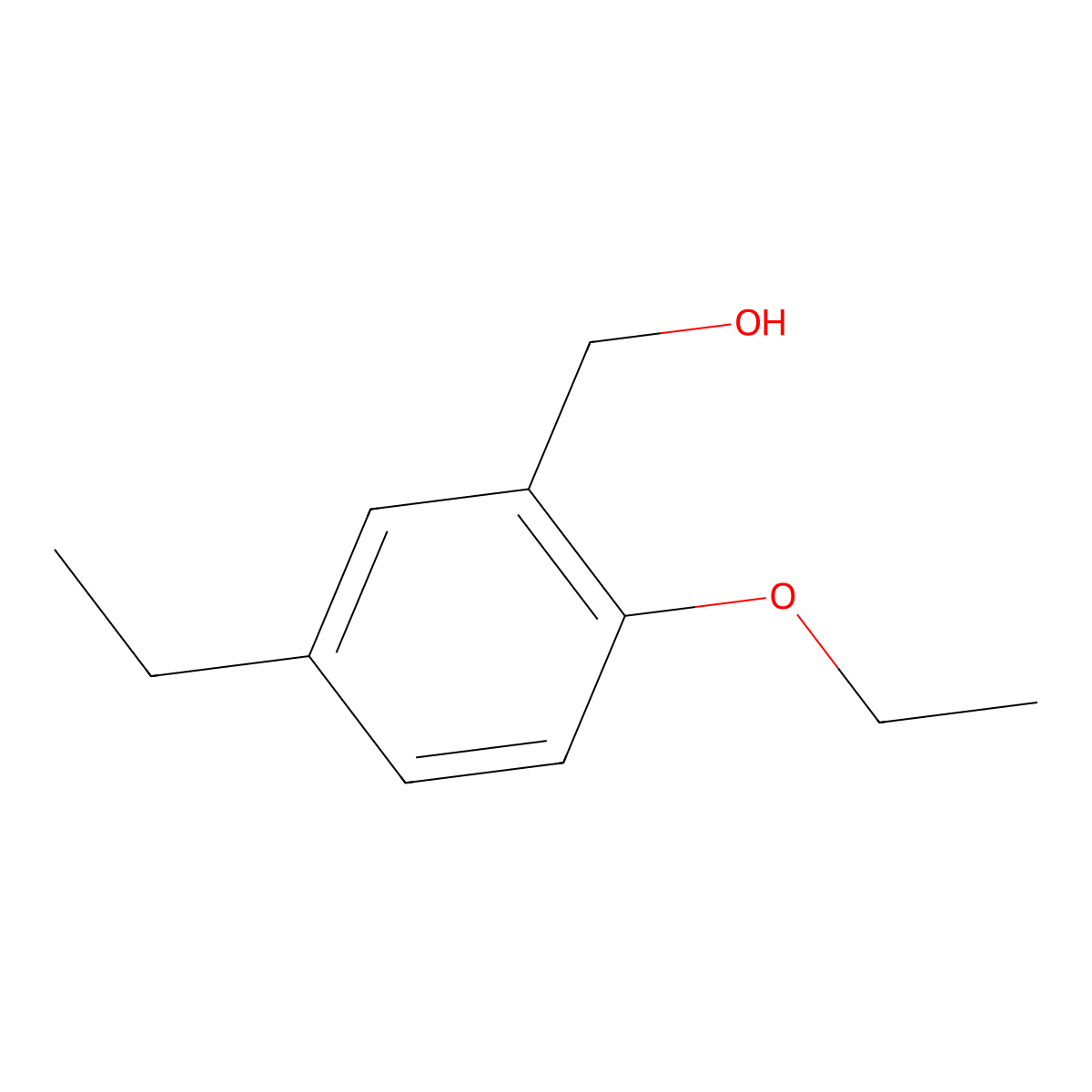 (2-Ethoxy-5-ethylphenyl)methanol molecular structure, CAS 1528483-54-6