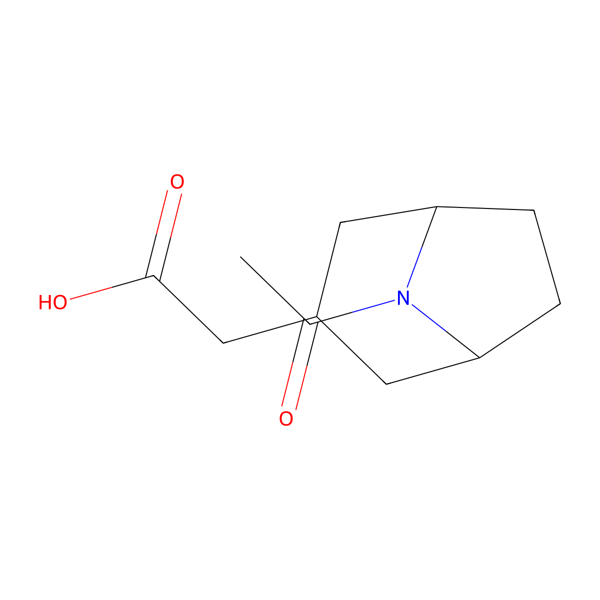 2-{8-Acetyl-8-azabicyclo[3.2.1]octan-3-yl}acetic acid molecular structure, CAS 1528492-74-1