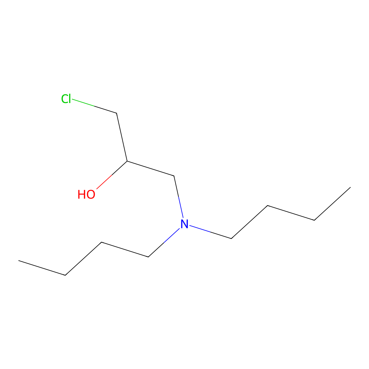 1-Chloro-3-(dibutylamino)propan-2-ol molecular structure, CAS 15285-61-7