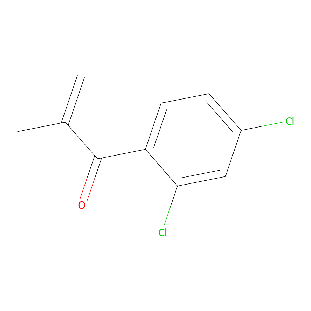 1-(2,4-Dichlorophenyl)-2-methyl-2-propenone molecular structure, CAS 1528503-65-2