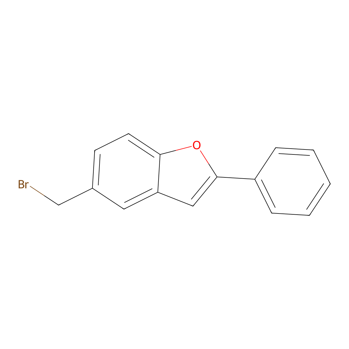 5-(Bromomethyl)-2-phenylbenzofuran molecular structure, CAS 152862-81-2