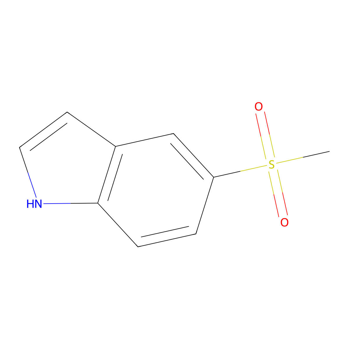 5-(Methylsulfonyl)-1H-indole molecular structure, CAS 152879-73-7