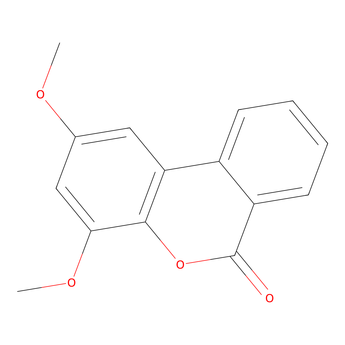 2,4-Dimethoxy-6H-benzo[c]chromen-6-one molecular structure, CAS 1528793-29-4