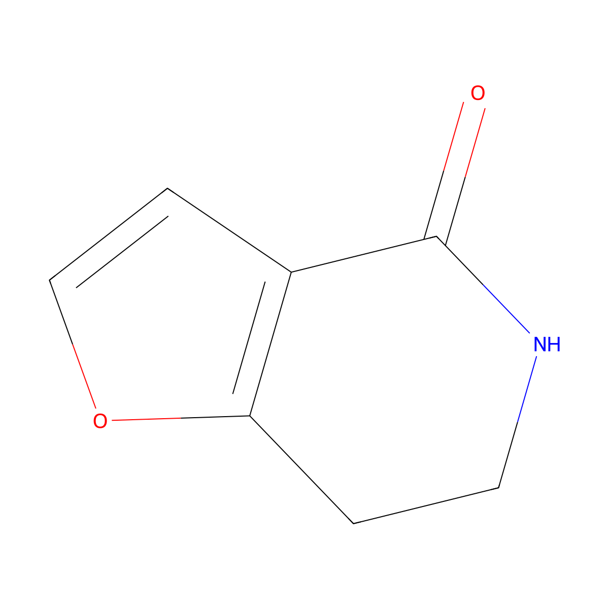 6,7-Dihydrofuro(3,2-c)pyridin-4(5H)-one molecular structure, CAS 1528800-56-7