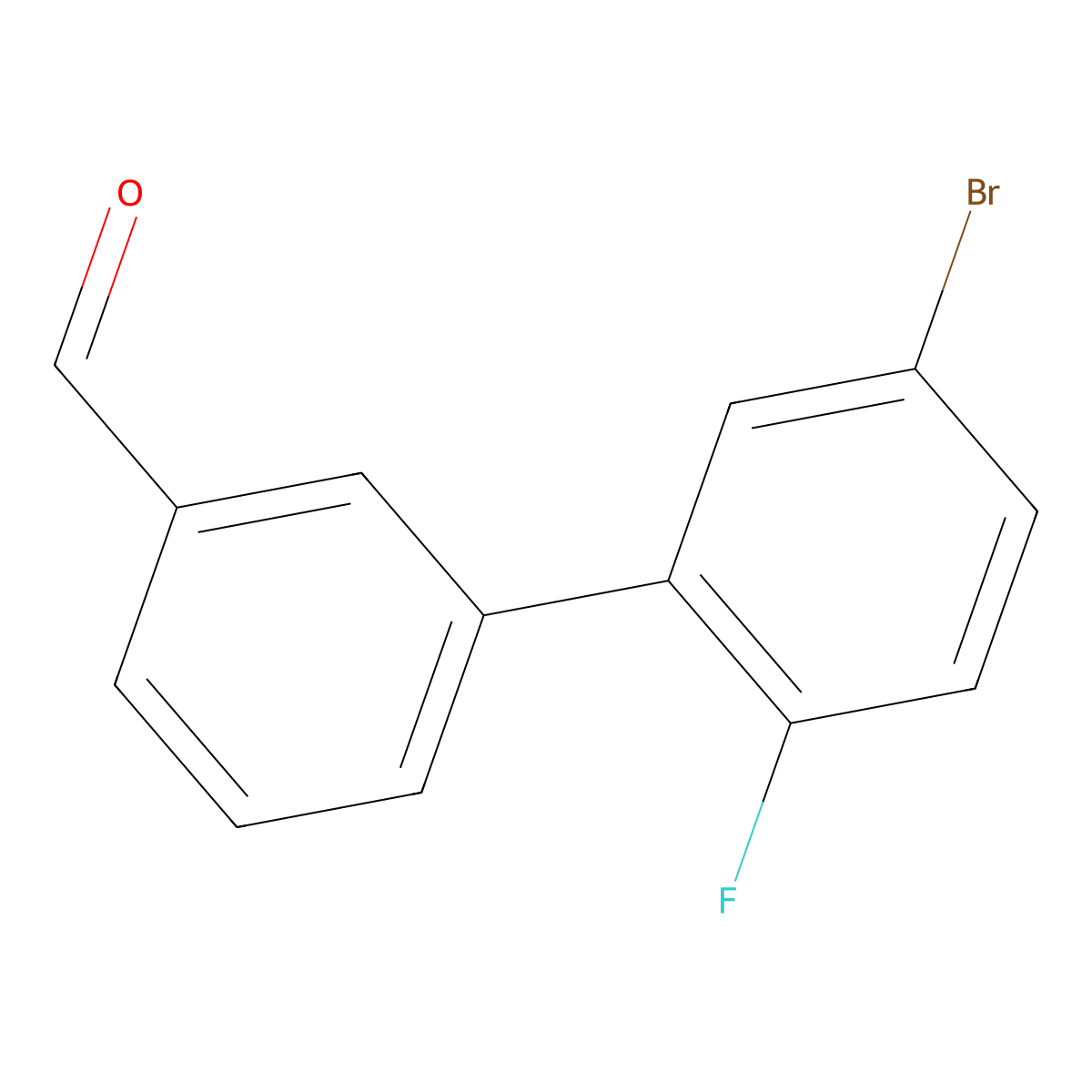 5'-Bromo-2'-fluoro-[1,1'-biphenyl]-3-carbaldehyde molecular structure, CAS 1528977-92-5
