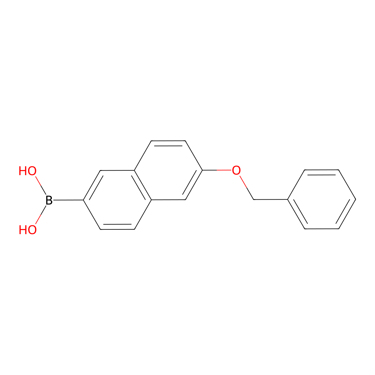 6-Benzyloxy-2-naphthylboronic acid molecular structure, CAS 152915-83-8