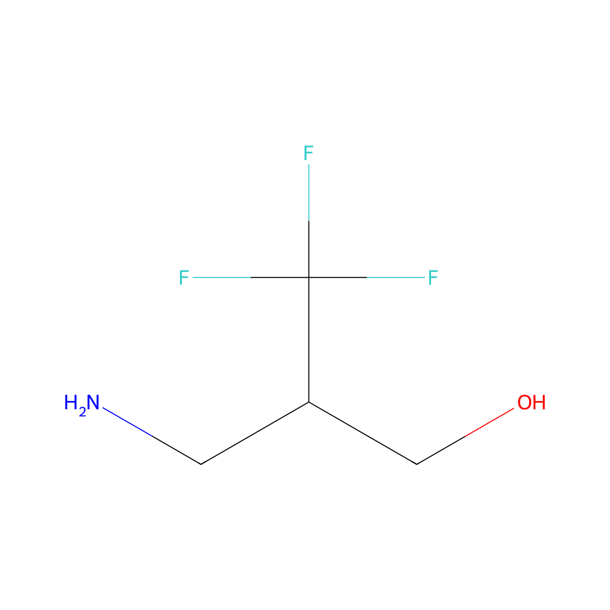 3-Amino-2-(trifluoromethyl)propan-1-ol molecular structure, CAS 1529181-01-8
