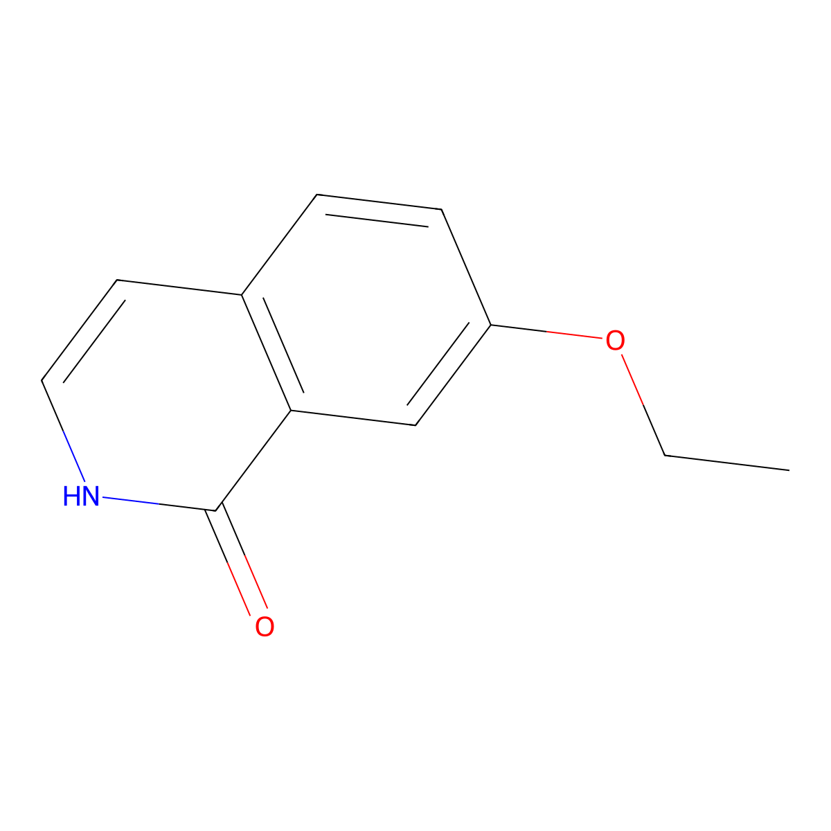 7-Ethoxy-1,2-dihydroisoquinolin-1-one molecular structure, CAS 1529220-83-4