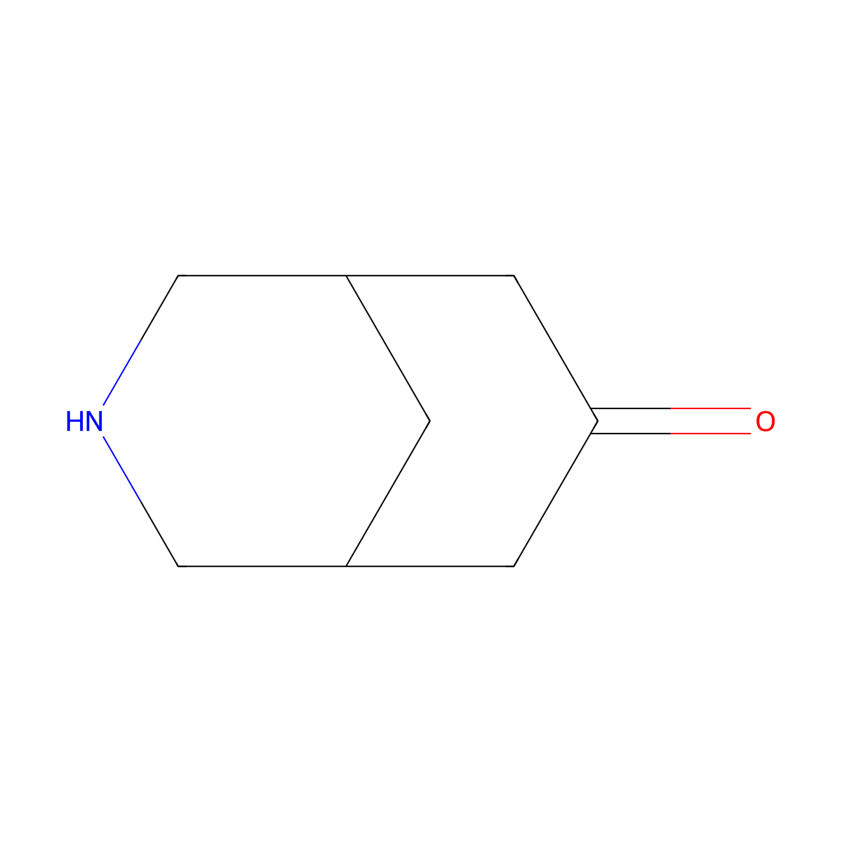 3-Azabicyclo[3.3.1]nonan-7-one molecular structure, CAS 1529376-93-9