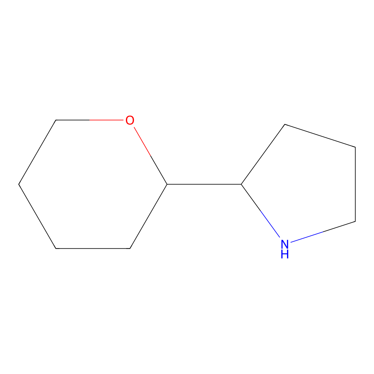 2-(Oxan-2-yl)pyrrolidine molecular structure, CAS 1529499-65-7