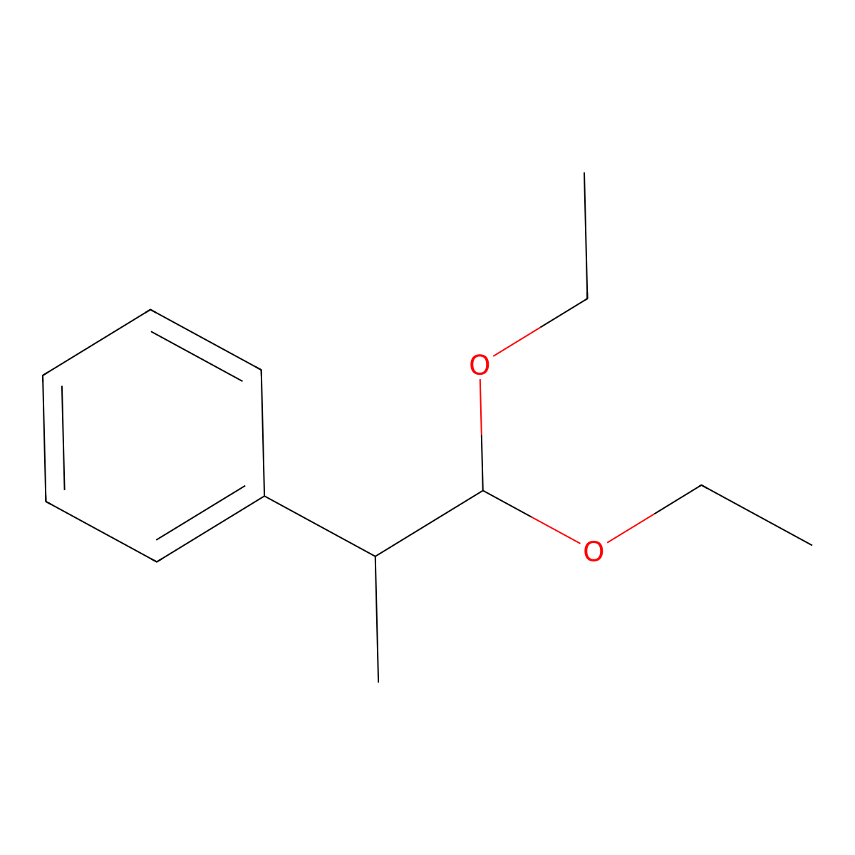 (2,2-Diethoxy-1-methylethyl)benzene molecular structure, CAS 15295-60-0