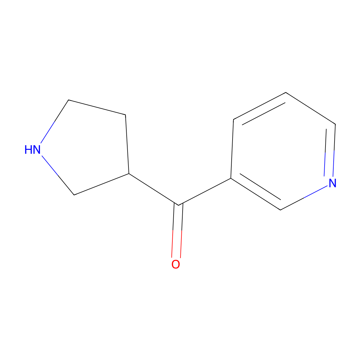 3-(Pyrrolidine-3-carbonyl)pyridine molecular structure, CAS 1529512-59-1