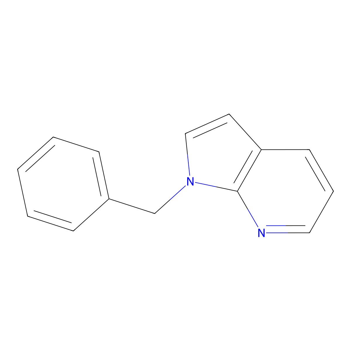1-Benzyl-1H-pyrrolo[2,3-b]pyridine molecular structure, CAS 152955-68-5
