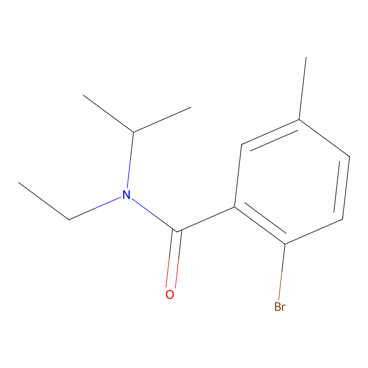 2-Bromo-N-ethyl-5-methyl-N-(1-methylethyl)benzamide molecular structure, CAS 1529579-52-9