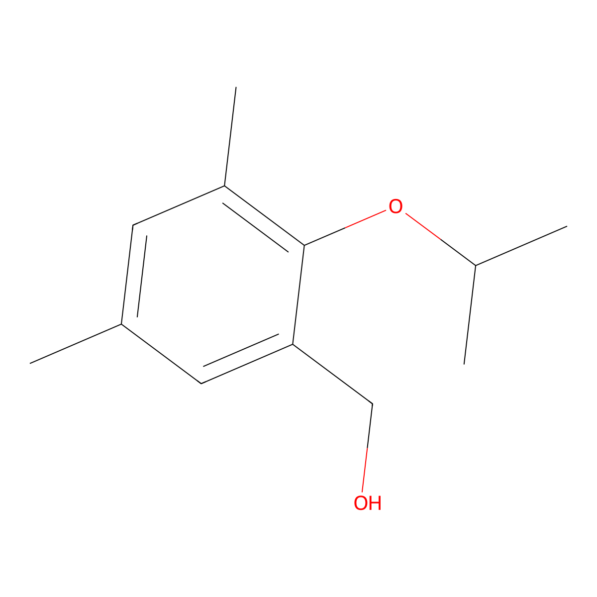 (2-Isopropoxy-3,5-dimethylphenyl)methanol molecular structure, CAS 1529684-83-0