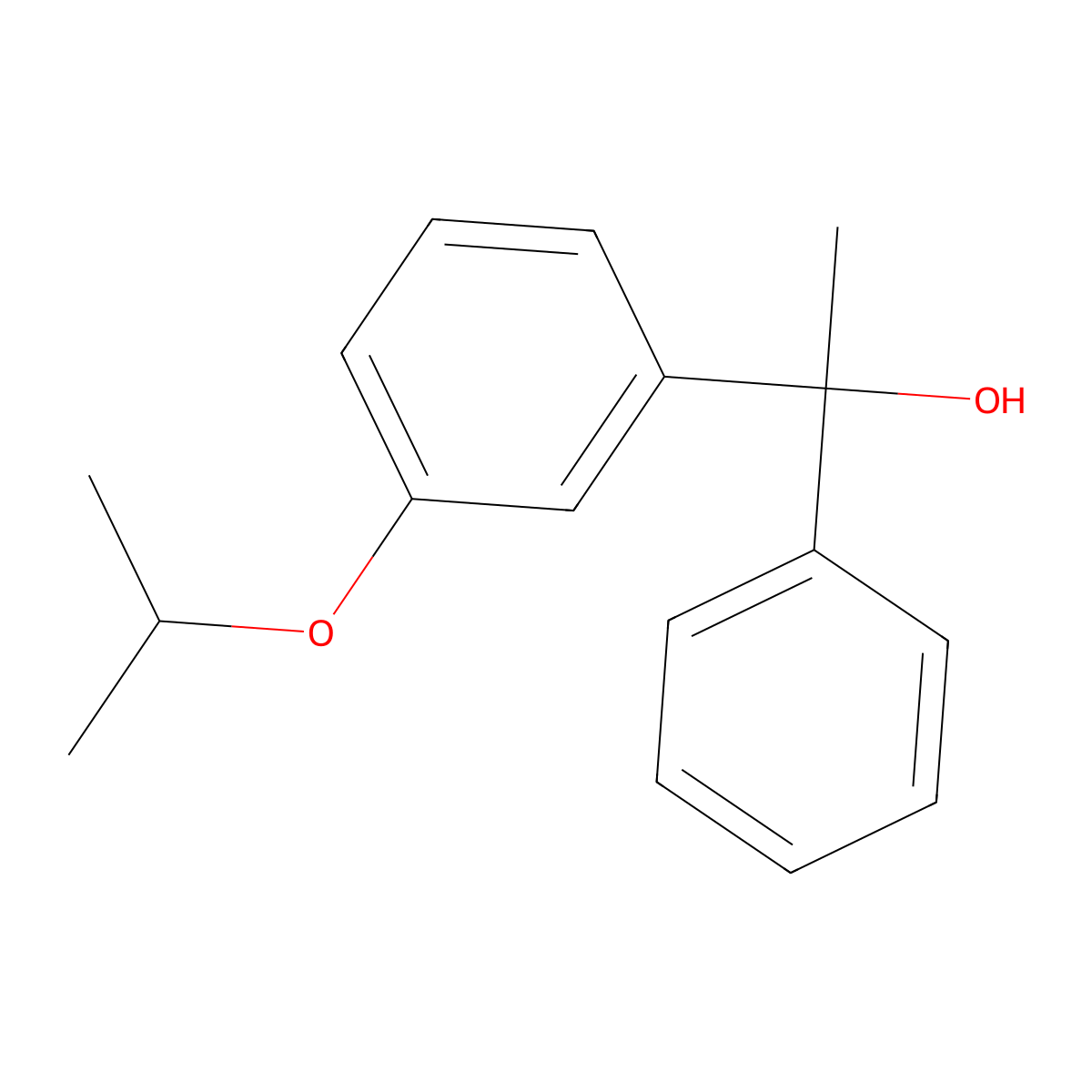 alpha-Methyl-3-(1-methylethoxy)-alpha-phenylbenZenemethanol molecular structure, CAS 1529744-87-3
