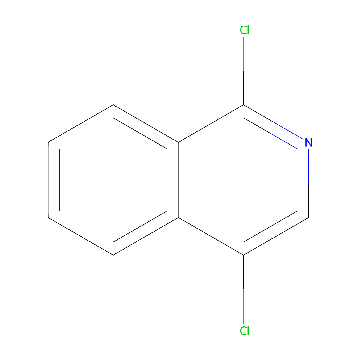 1,4-Dichloroisoquinoline molecular structure, CAS 15298-58-5