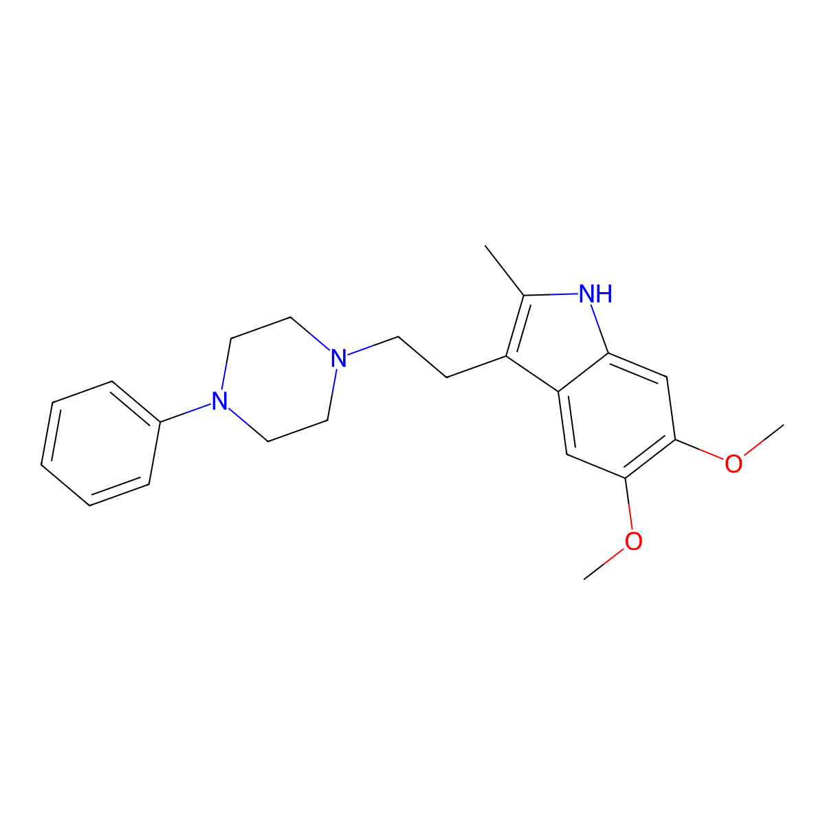 Oxypertine molecular structure, CAS 153-87-7