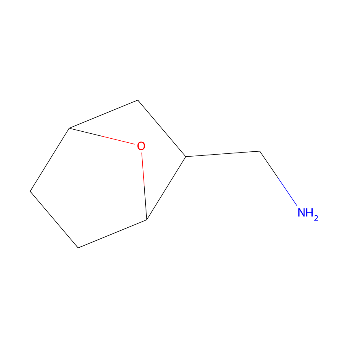 1-(7-Oxabicyclo[2.2.1]hept-2-yl)methanamine molecular structure, CAS 153005-43-7