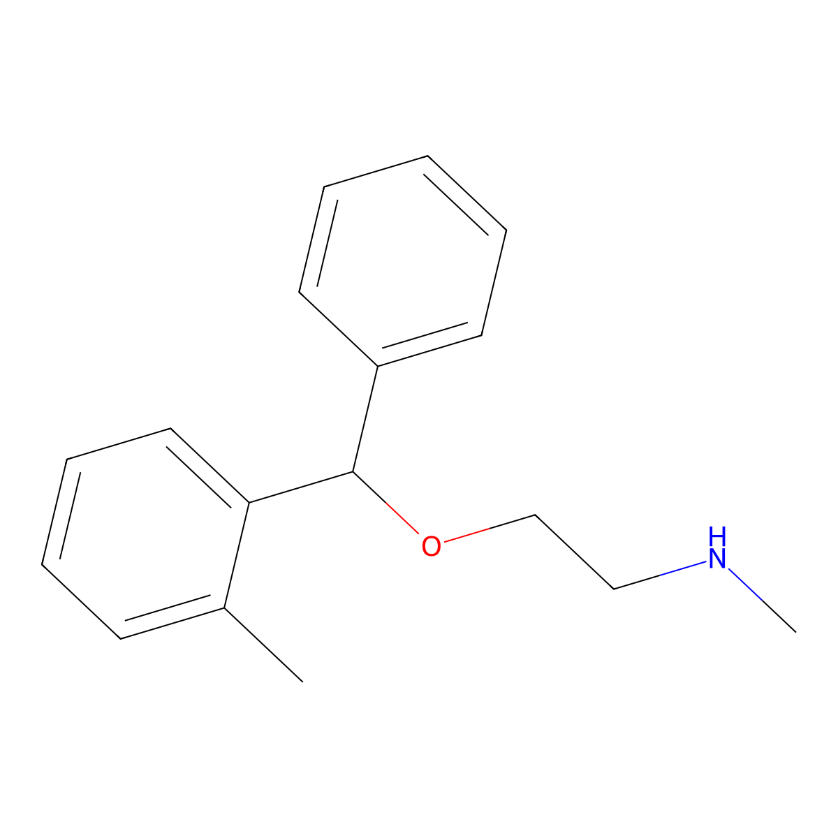 Tofenacin molecular structure, CAS 15301-93-6